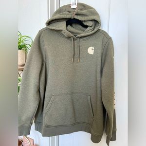 Carhartt Hoodie, Green, XL (16-18)